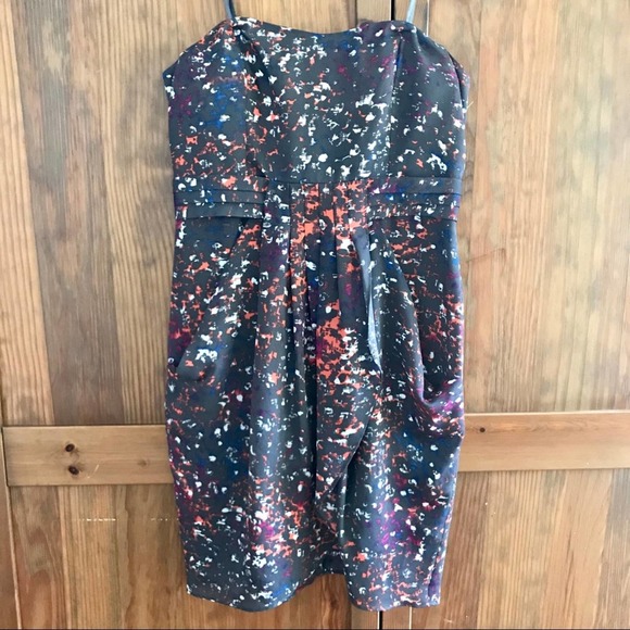 BCBGeneration Mini Dress Multicolor Grey Size 2 - Picture 3 of 11